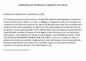 LA VALETTE 20 AOUT 2021 COMMEMORATION DU MASSACRE EL HALIA (0)